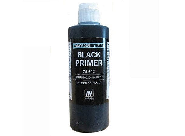 Vallejo Primer Black 200ml 